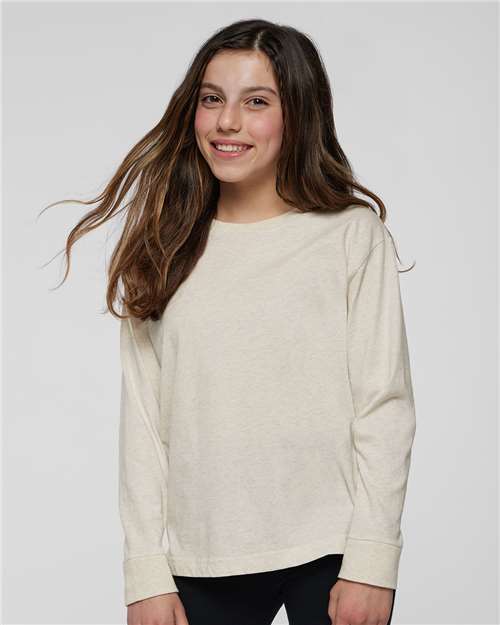 LAT - Youth Fine Jersey Long Sleeve Tee - L - 6201