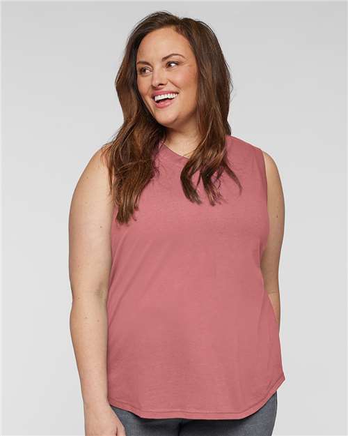 Women's Curvy Relaxed Fine Jersey Tank