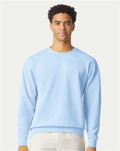 Garment-Dyed Lightweight Fleece Crewneck Sweatshirt