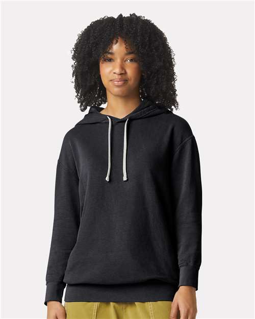 Garment-Dyed Lightweight Fleece Hooded Sweatshirt