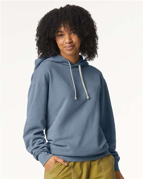 Garment-Dyed Lightweight Fleece Hooded Sweatshirt