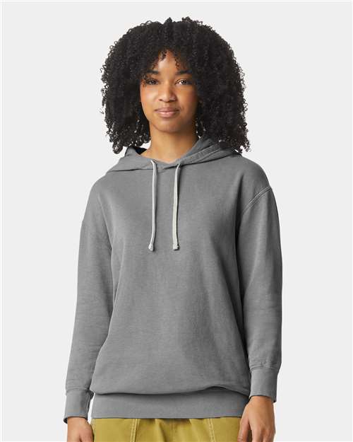 Garment-Dyed Lightweight Fleece Hooded Sweatshirt