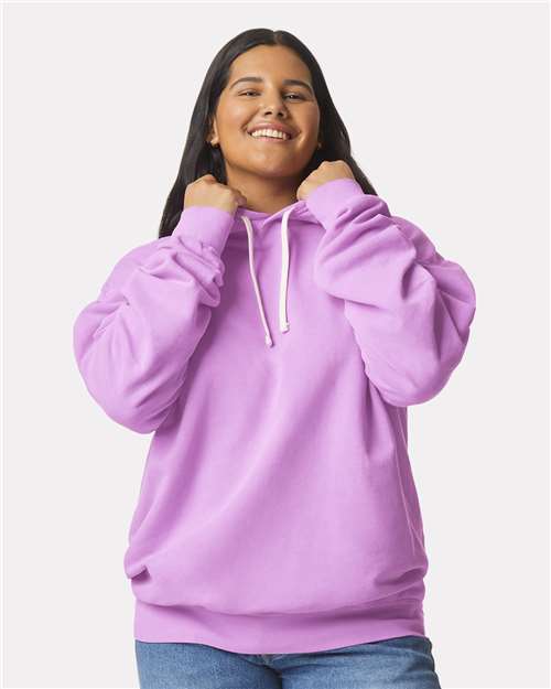 Garment-Dyed Lightweight Fleece Hooded Sweatshirt