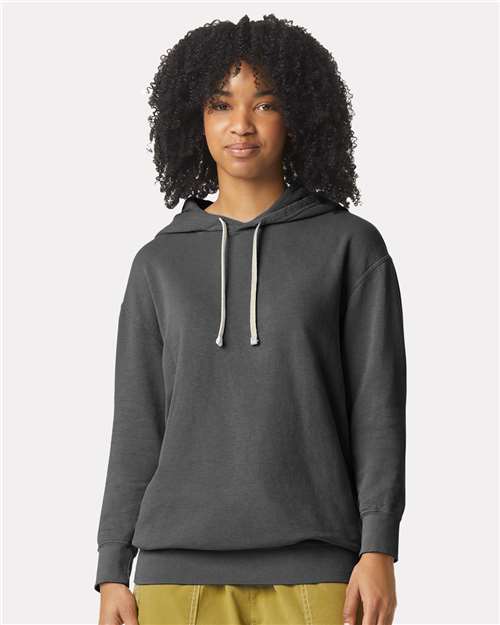 Garment-Dyed Lightweight Fleece Hooded Sweatshirt