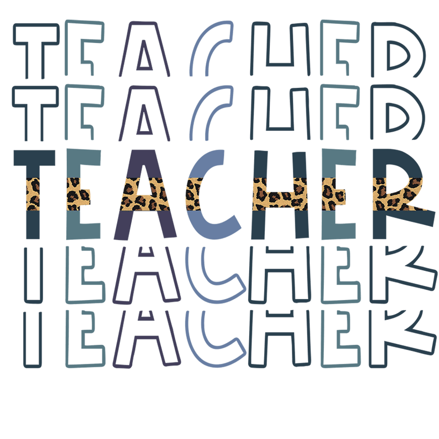 Back To School Teacher Design - DTF Ready To Press