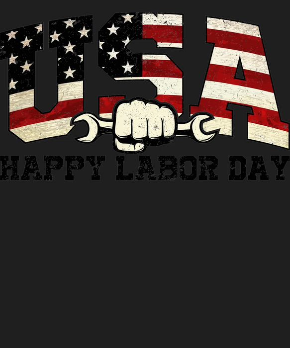 USA Labor Day Fist DTF Apparel Graphic