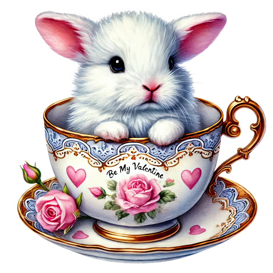 Be My Valentine's Day Bunny Design | DTF Center