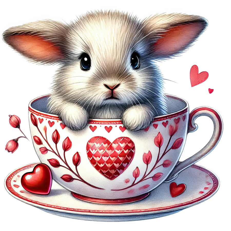 Valentine's Day Bunny Love Design | DTF Center