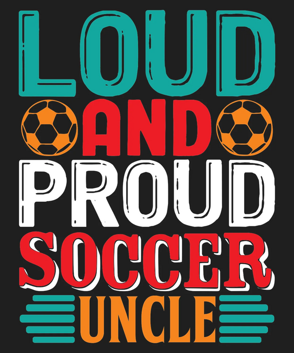 Soccer Uncle DTF Transfer Ready to Press