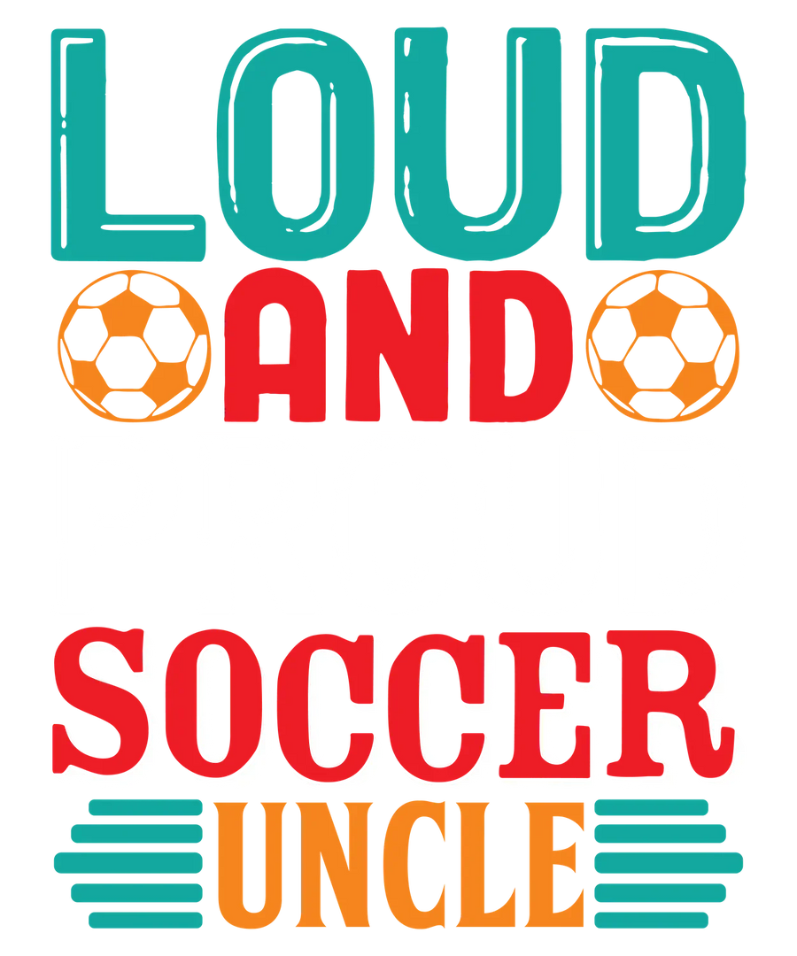 Soccer Uncle DTF Transfer Ready to Press
