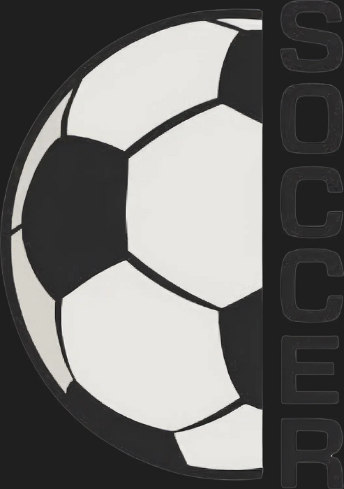 Fußball DTF Transfer Bereit zum Pressen