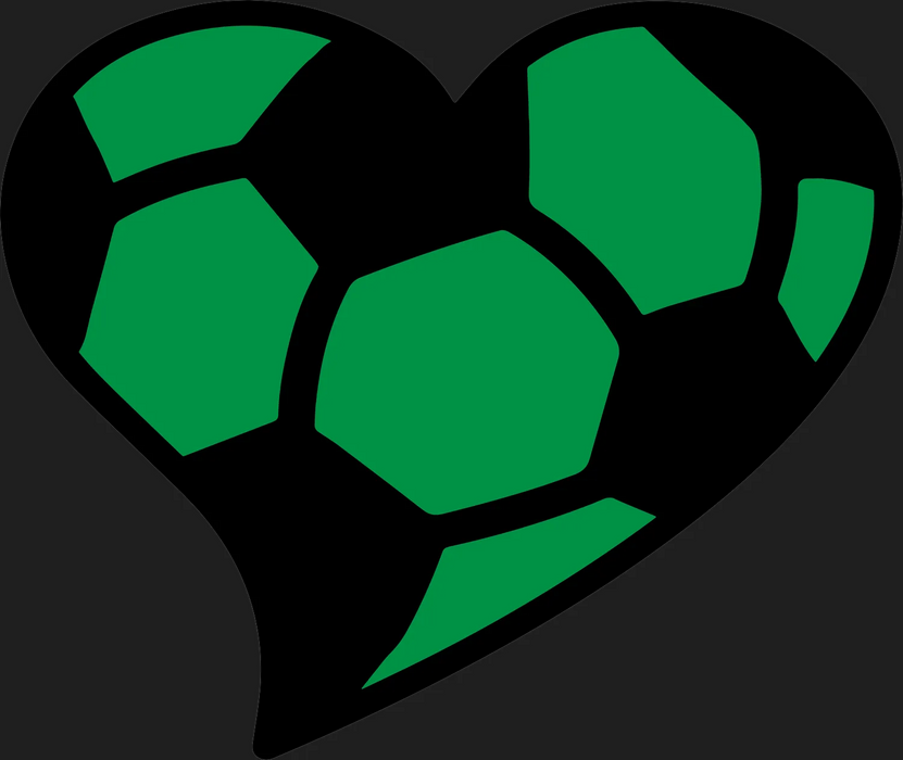 Green Geo Shape DTF Transfer Ready to Press