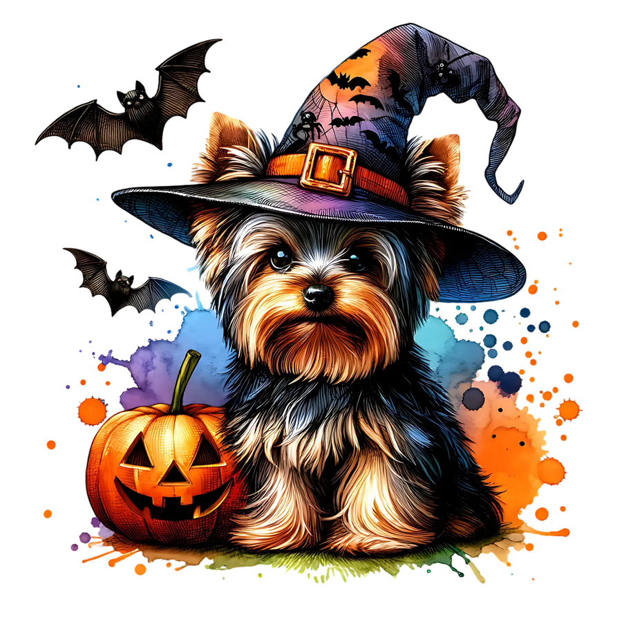 Halloween Puppy DTF Transfer Ready to Press