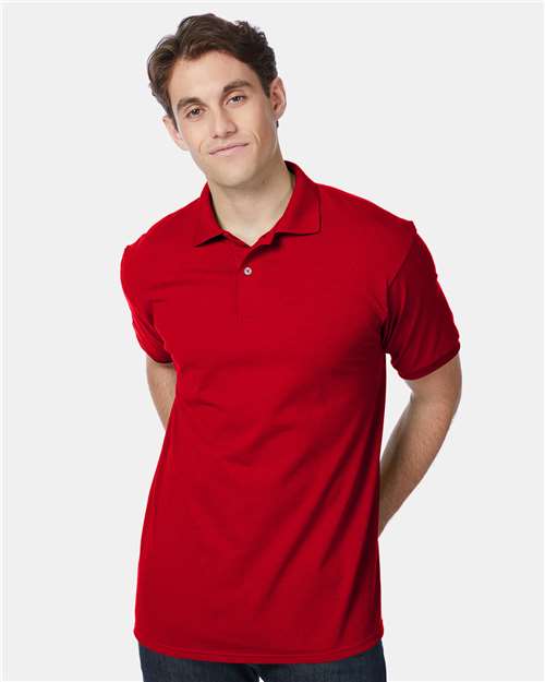 Hanes - Ecosmart® Jersey Polo - M - 054X