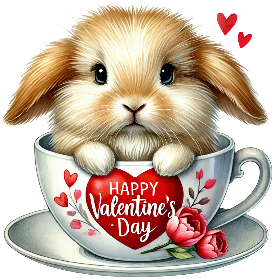 Bunny Coffee Cup Design | DTF Center