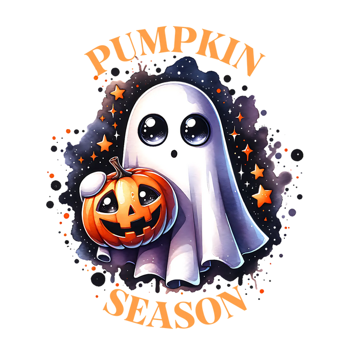 Halloween Ghost DTF Transfer Ready to Press