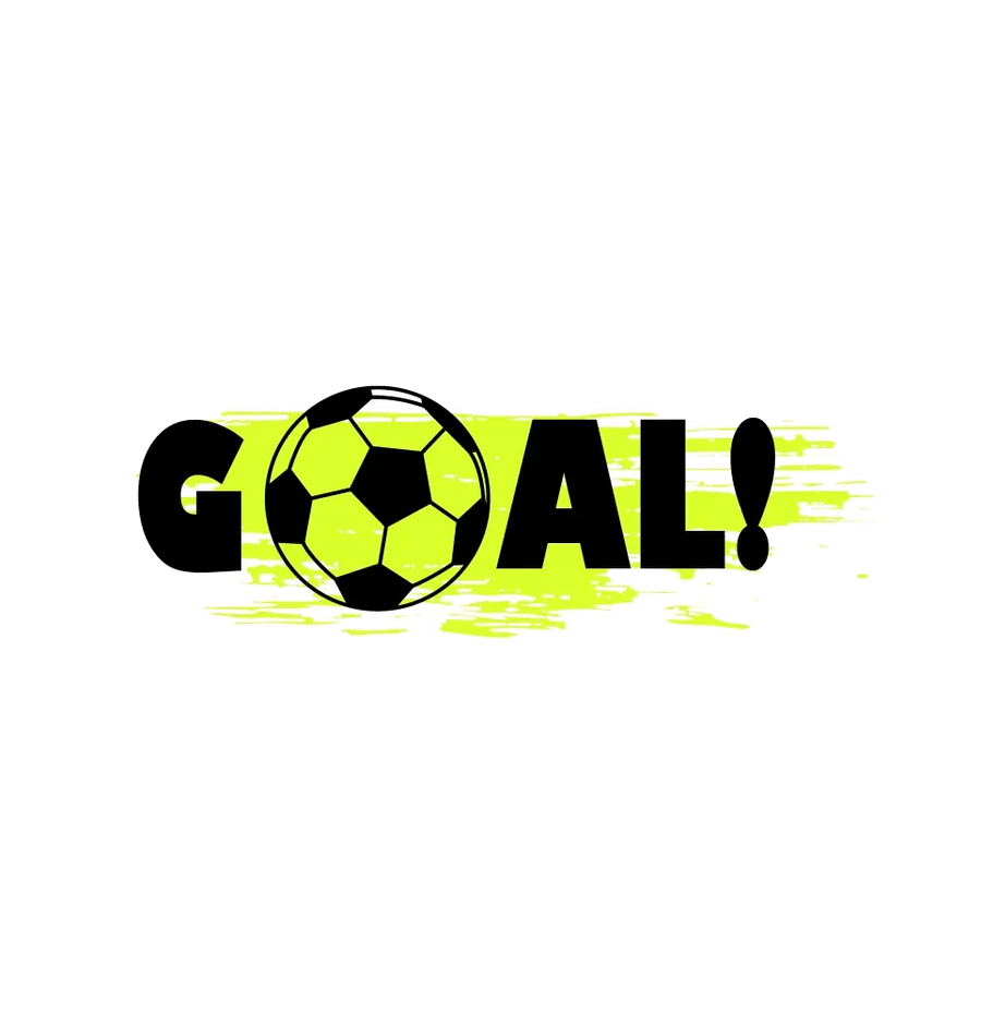 Soccer Goal DTF Transfer Ready to Press