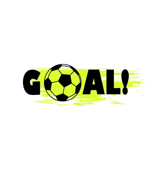 Soccer Goal DTF Transfer Ready to Press