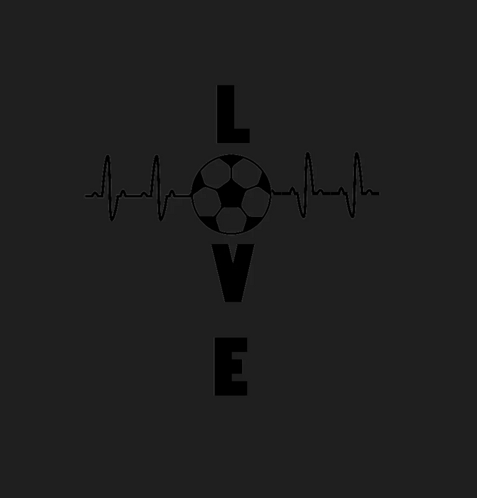 Soccer Love DTF Transfer Ready to Press