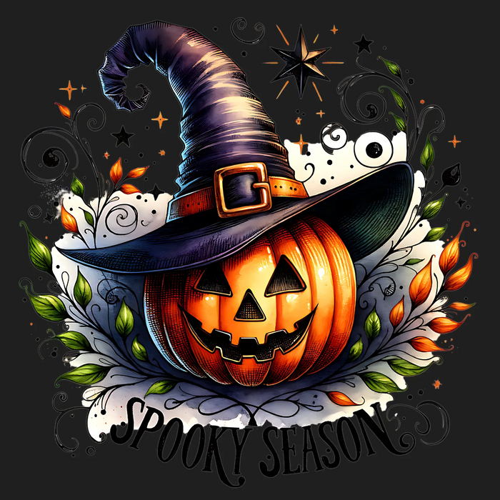 Halloween Pumpkin DTF Transfer Ready to Press