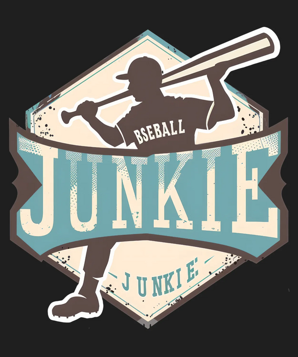 Baseball Junkie DTF Transfer Ready to Press