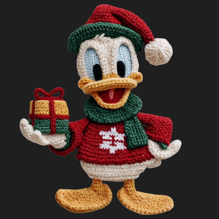 Christmas Duck DTF Transfer Ready to Press