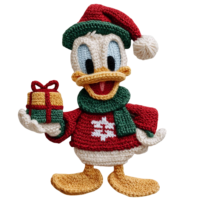 Christmas Duck DTF Transfer Ready to Press