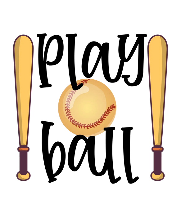 Baseball Gear DTF Transfer Ready to Press