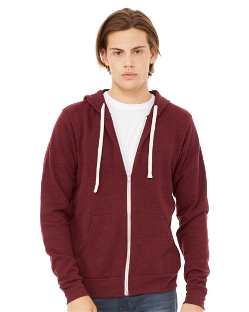 Triblend Sponge Fleece Full-Zip Hoodie