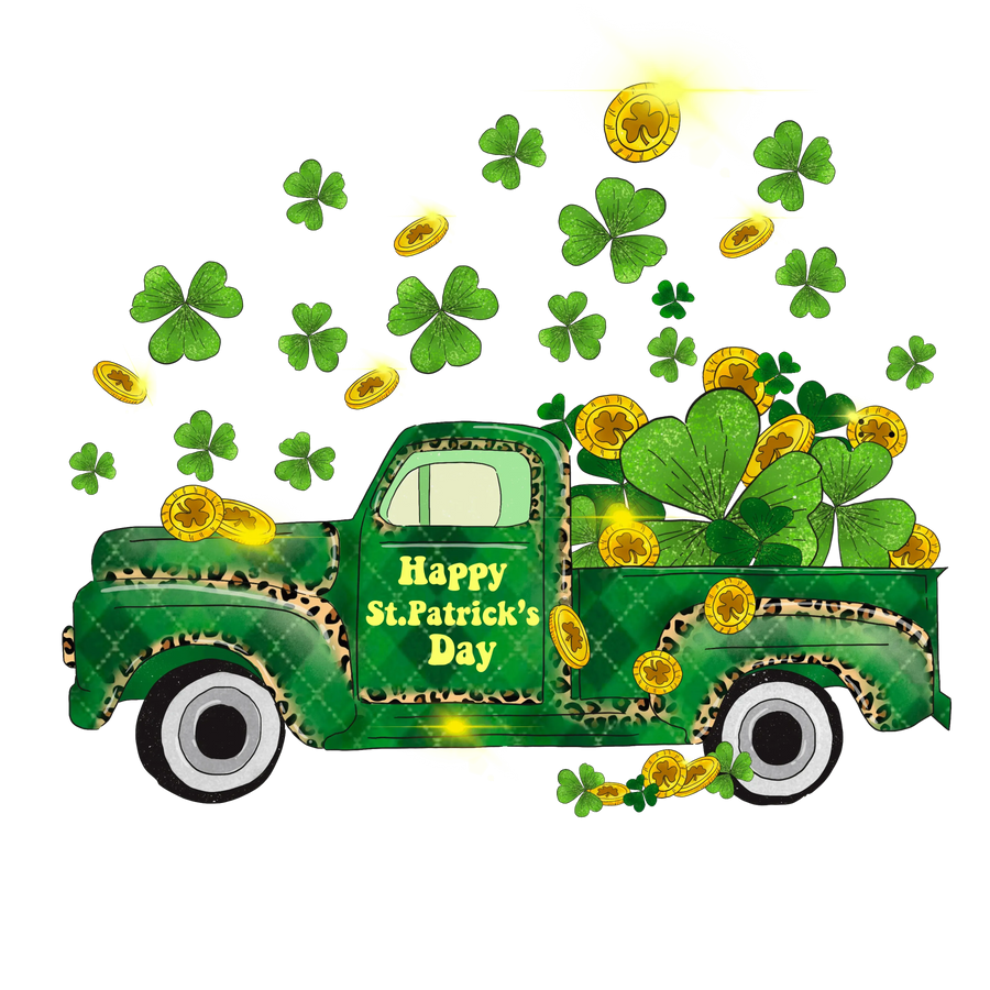 Food Truck Festival Patrick's Day Design - DTF Ready To Press