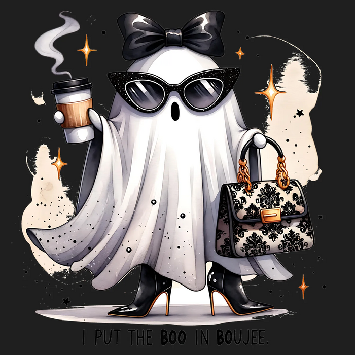 Ghost Fashion DTF Transfer Ready to Press
