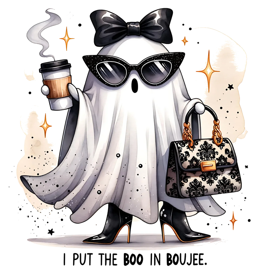 Ghost Fashion DTF Transfer Ready to Press