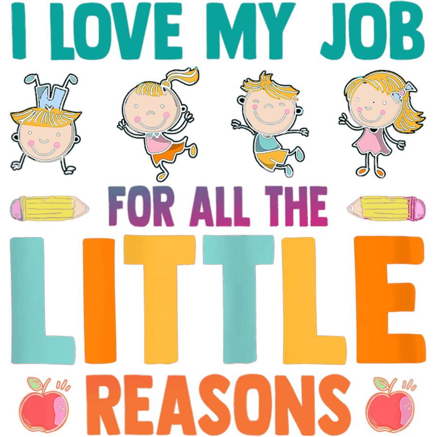 Cute Teachers Day Design - DTF Ready To Press