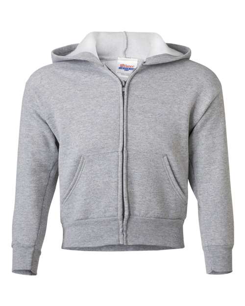 EcoSmart® Youth Full-Zip Hooded Sweatshirt