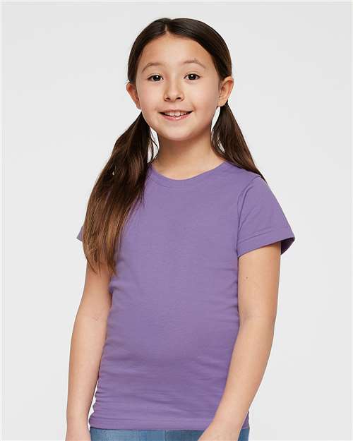 LAT - Girls' Fine Jersey Tee - XL - 2616