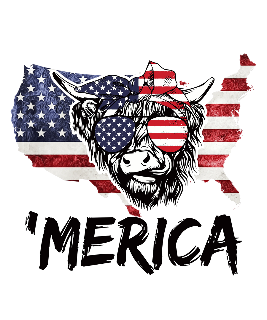Merica 4th Of July Design – DTF Ready To Press