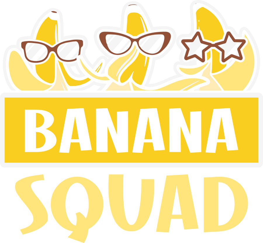 Banana Squad Summer Design - DTF Ready To Press