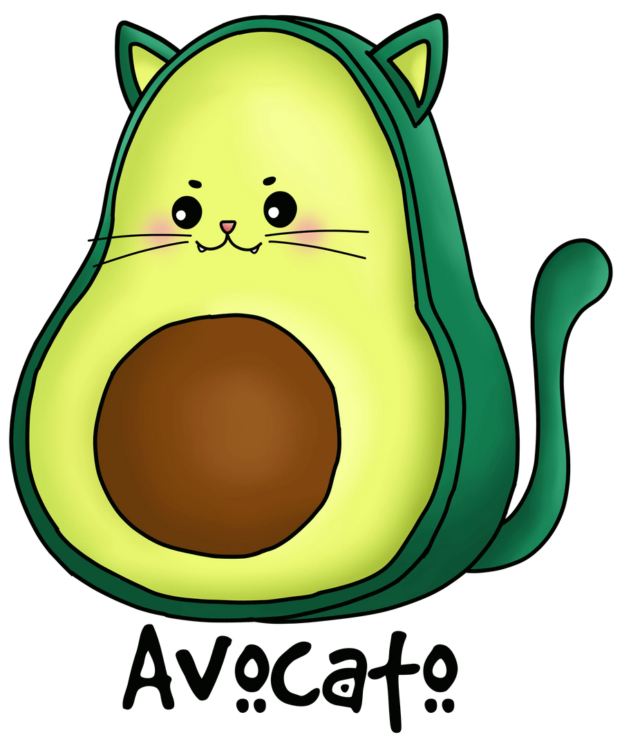 Avacato Funny Animal Design - DTF Ready To Press