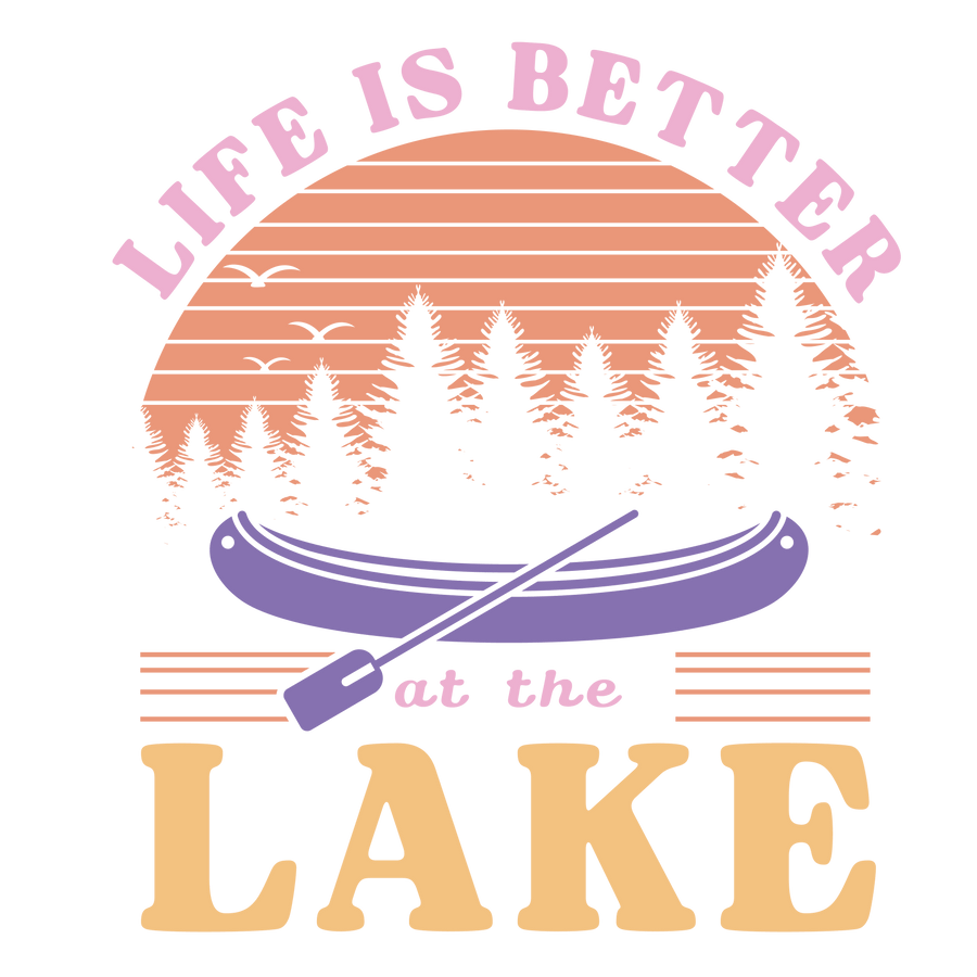 Cute Lake Trip Design - DTF Ready To Press