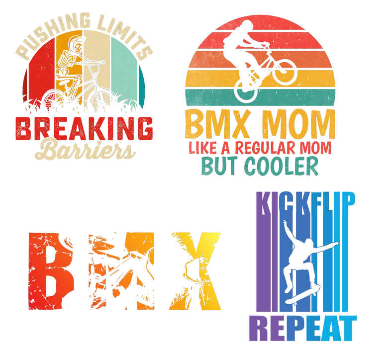 Skate & BMX DTF Transfer Bundle - Ready to Press