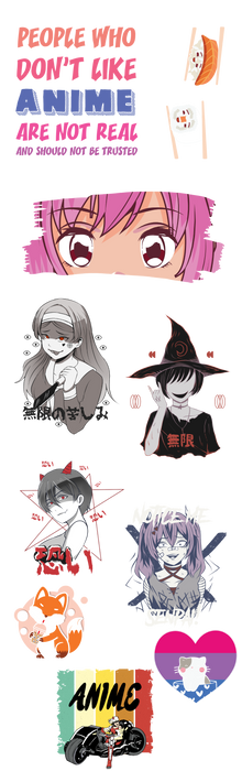 Anime & Otaku DTF Transfer Bundle - Ready to Press