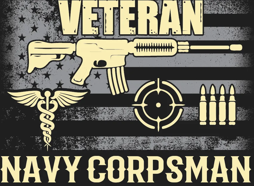 Veteran Navy Corpsman DTF Transfer Ready to Press