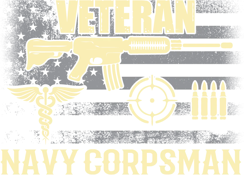 Veteran Navy Corpsman DTF Transfer Ready to Press