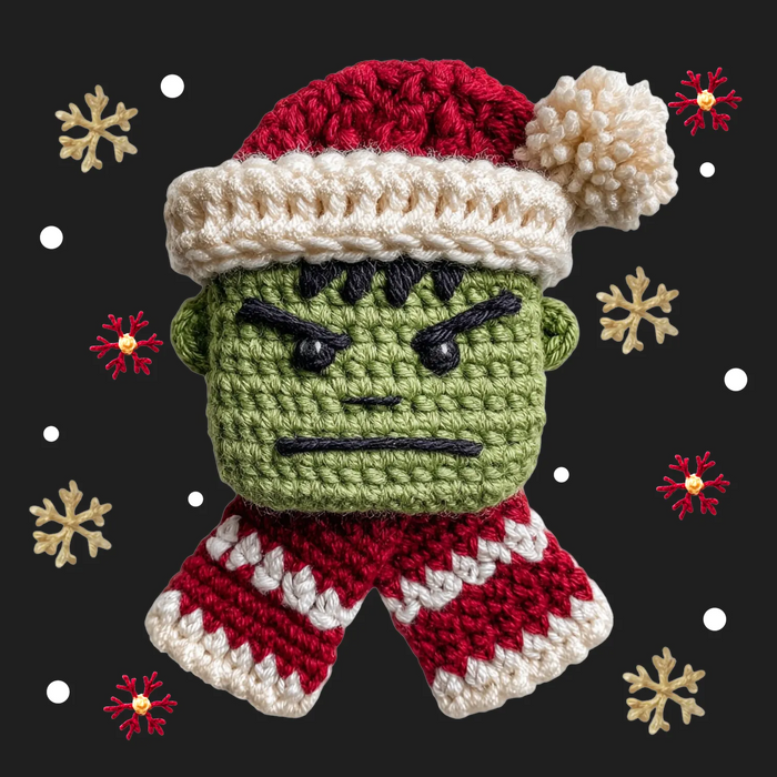Christmas Hulk DTF Transfer Ready to Press