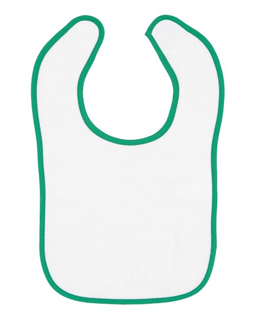 Infant Contrast Trim Terry Bib