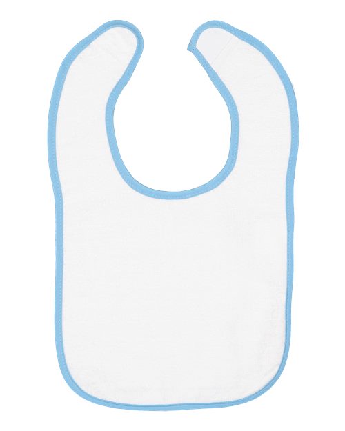 Infant Contrast Trim Terry Bib