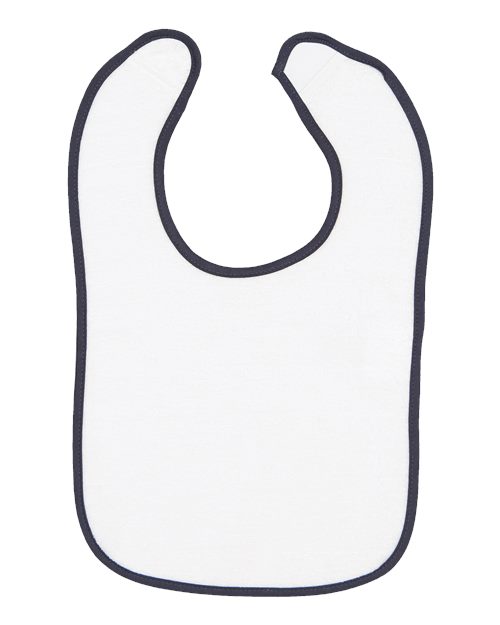 Infant Contrast Trim Terry Bib