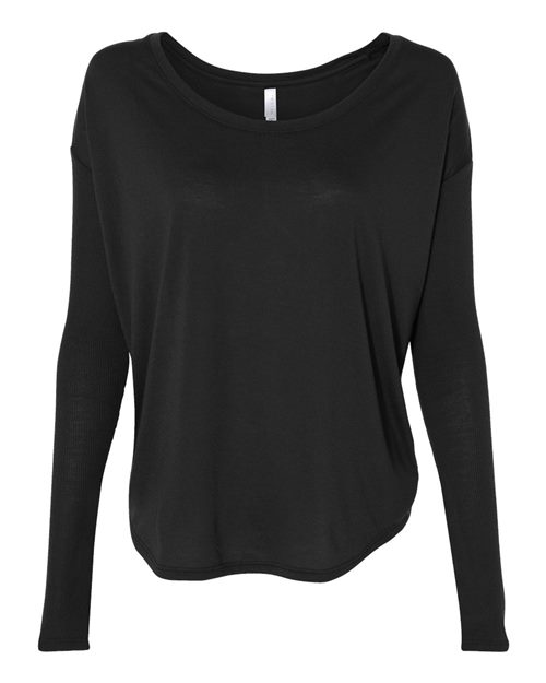 Women’s Flowy 2x1 Ribbed Long Sleeve Tee