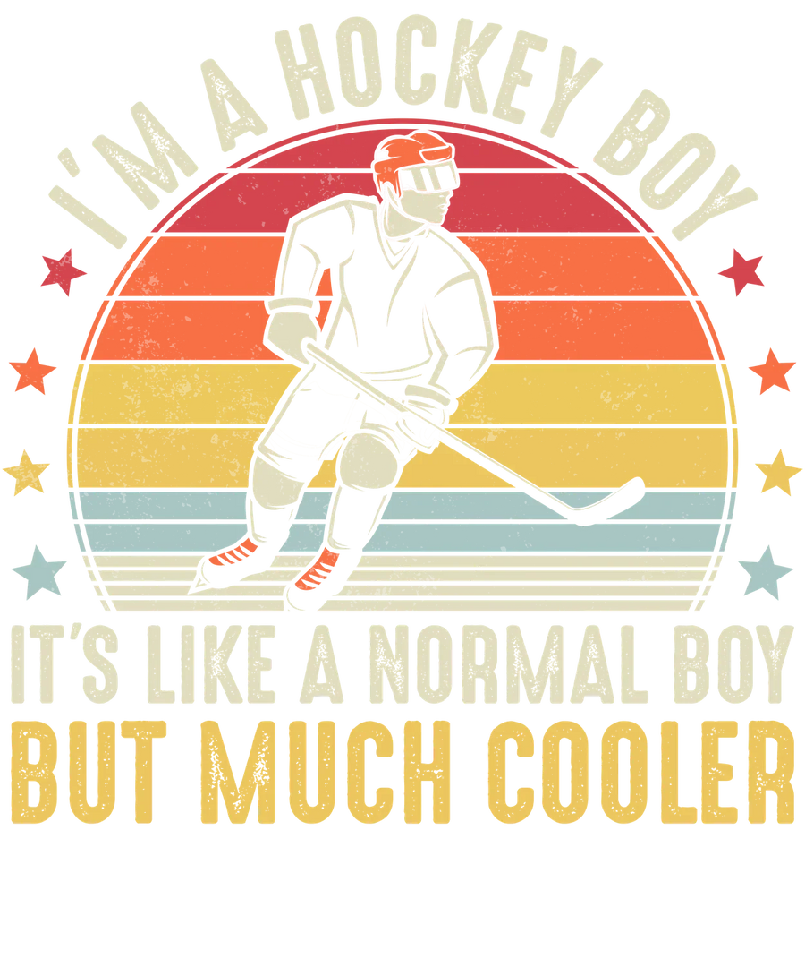 Hockey Boy DTF Transfer Ready to Press