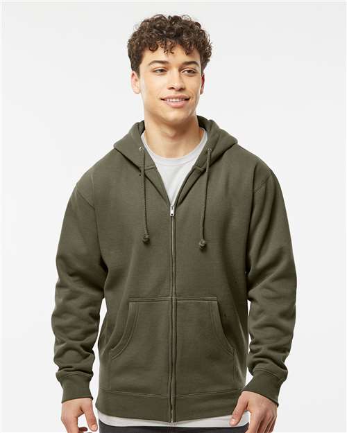 Heavyweight Full-Zip Hooded Sweatshirt